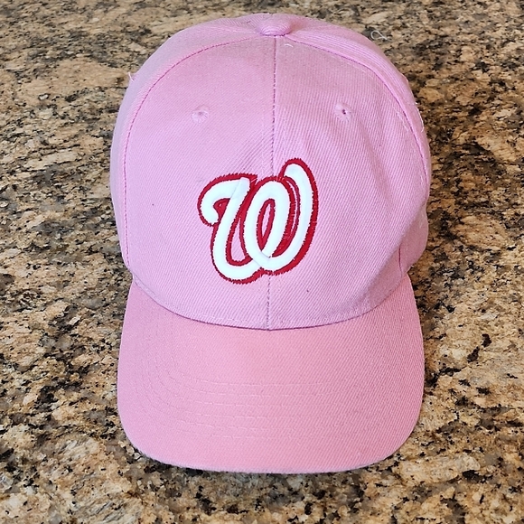 Washington‎ Nationals Pink Baseball Cap - Picture 1 of 4